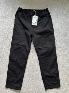 Carhartt WIP Flint Garment Died Pants Trousers - Black - XL - BNWT - Picture 1 of 5