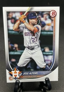 2025 Bowman #63 Jose Altuve - Houston Astros - Picture 1 of 3