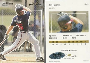 2007 JUST ROOKIES JUST BL. ED, JON GILMORE #JR-25 #38/50 (NR. NEUWERTIG/NEUWERTIG) - Bild 1 von 1