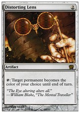 MTG: Distorting Lens [Moderately Played] 8th Edition Magic the Gathering CCG TCG