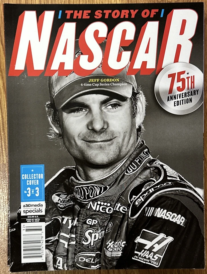 The Story of NASCAR Magazine 75th Anniversary Edition 2023  Jeff Gordon - Image 1 of 1