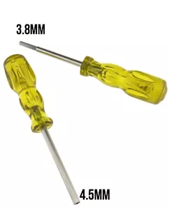 3.8mm&4.5mm Screwdriver Gamebit Security Tool Bit For Nintendo SNES N64 Gamecube - Picture 1 of 10