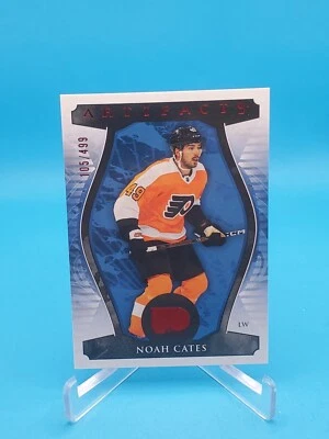 Noah Cates 2023-24 Upper Deck Artifacts #74 Ruby Parallel 105/499 - Flyers - Image 1 of 2