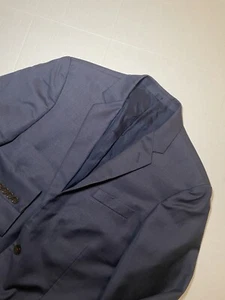J Crew Thompson Wool 40R Blue Blazer Sport Coat Jacket - Picture 1 of 8