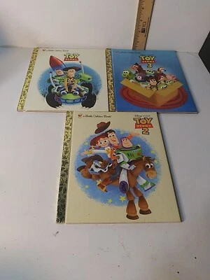 Disney Pixar Toy Story 1 2 & 3 Little Golden Books Random House Kids Foto 1 de 4