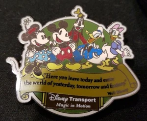 Prendedor Disney Mickey Minnie Cast Legacy Fair Transportation LE 2500 WDW 2008 65198 - Imagen 1 de 4