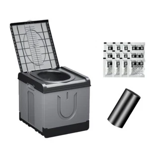 Extra Large Portable Toilet for Adults - Ideal for Travel, Camp & Car - Picture 1 of 6