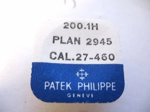 PATEK PHILIPPE 27-460 WATCH CENTRE WHEEL + CANNON PINION  PART 200.1H - Bild 1 von 2