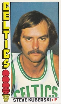 STEVE KUBERSKI 1976-77 Topps Basketball # 54 Boston Celtics Ex Plus - Image 1 of 2