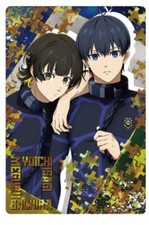 BLUE LOCK Trading Card W#2 2-27 Yoichi Isagi & Meguru Bachira BANDAI Japan