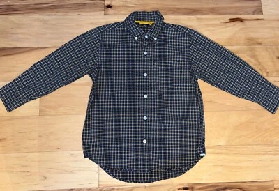 GAP KIDS МАЛЬЧИКОВ ТЕМНО-СИНИЙ И ЖЕЛТЫЙ КЛЕТЧАТЫЙ НА ПУГОВИЦАХ РАЗМЕР 6-7 ОТЛИЧНОЕ СОСТОЯНИЕ LD6 - Изображение 1 из 3