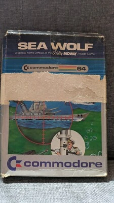 Sea Wolf Commodore 64 Cartrige - Boxed, Tested and Working - Image 1 of 4