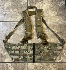 T3 GEAR Split Zip Chest Rig MOLLE Multicam Rhodesian Recon Trident Tactical - Picture 1 of 10