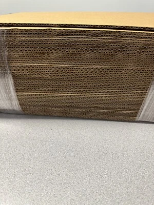 50-Pack Corrugated Cardboard Rectangles 10x15.5 Flat Inserts for Craft 3mm - Image 1 of 4