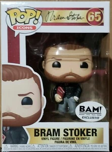 Funko Pop! Libros Icons Bram Stoker 65 BAM - Exclusivo de un millón con protector NUEVO - Imagen 1 de 7