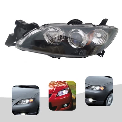 Fit For Mazda 3 Sedan 04-09 Left Headlight Assembly Projector Lamp Driver' Side Foto 1 de 4