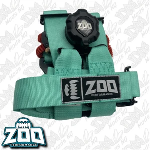 Zoo Performance 2" FIA Approved 6-Point Race Harness Teal - Bild 1 von 9