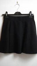 Black Textured Skaters Skirt from Divided size Small