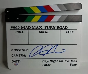George Miller Signed Director Clapboard Mad Max 4 Fury Road PSA AB55458 - Bild 1 von 3