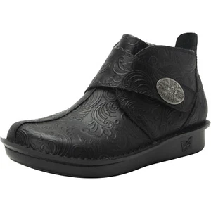Alegria Womens Caiti Leather Ankle Bootie -- Night N Gale NEW - Picture 1 of 6