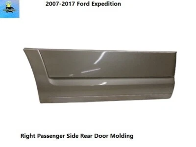 7L1Z7825556BA 07 a 17 Ford Expedition puerta trasera derecha moldura oro 119" Foto 1 de 4
