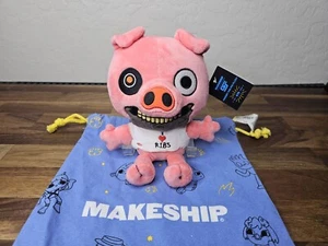 RARE Makeship Dark Deception Hangry The Pig Plush Only 679 Made NEW - Picture 1 of 8
