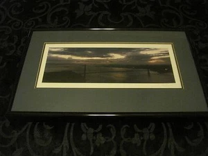 Robert Chaponot " Golden Gate Bridge " signiertes gerahmtes & doppelt mattiertes Foto - Bild 1 von 3