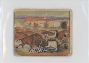 1949 Bowman Wild West Winning the West Buffalo Stampede #A-15 k5i
