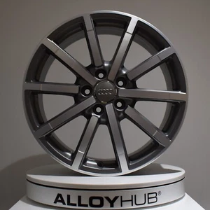RUEDA DE ALEACIÓN ORIGINAL AUDI A3 S3 8V 10 RADIOS GRIS/CORTE 18" PULGADAS X1 8V0601025AM - Imagen 1 de 3