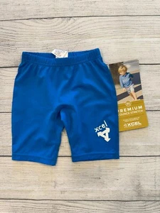 Xcel Rash Guard Shorts Toddler Size 2T New UPF 50+ Blue Stretch Swimwear - Picture 1 of 4