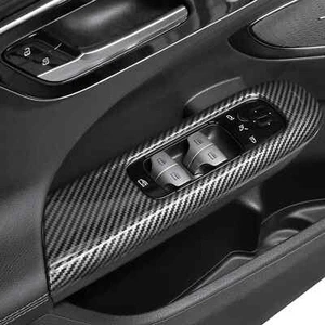 Adecuado para Mercedes W206 clase C embellecedor elevalunas protección marco carbono - Imagen 1 de 3