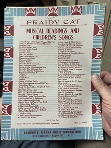 F 1932 Childless Cat Lady Sammelnoten "Fraidy Cat" von Grey Elliott - Bild 1 von 2