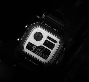 Casio World Time Panda Mod - Imagen 1 de 1