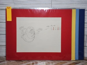 SET VINTAGE THE REAL GHOSTBUSTERS Original Cartoon Animation Kunst PIRATEN SCHLANKER COA - Bild 1 von 6