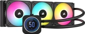 Corsair iCUE H150i Elite LCD XT CPU Wasserkühlung 360mm Wasserkühler AMD Intel - Bild 1 von 3