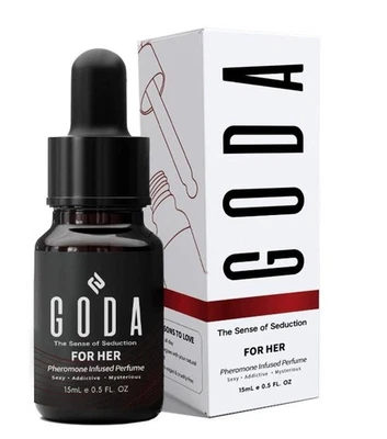 GODA For Her ,The Sense of Seduction,Pheromone Infused Perfume  Rose 15ml  - image 1 of 4