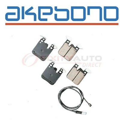 Akebono EURO Rear Disc Brake Pad Set for 2015-2016 BMW 435i Gran Coupe - xn Foto 1 de 4