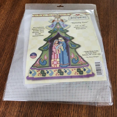 Jim Shore "Nativity Tree" Design Works Cross Stitch Kit Christmas Religious - Image 1 of 4