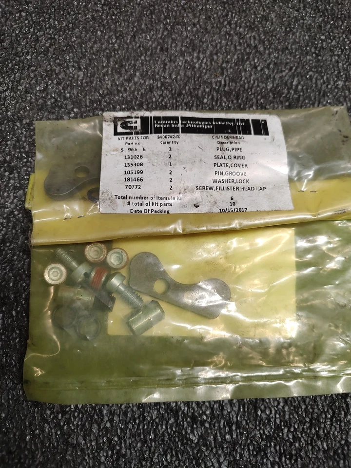 ¡Cummins de la vieja escuela! Lote de 2. Kits de enchufes de cabeza 3406742. Big Cam/N14. Envío gratis Foto 1 de 1