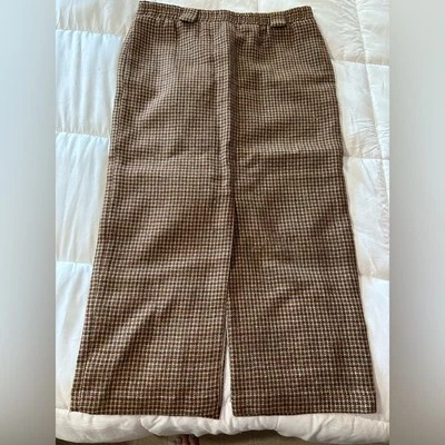 Vintage: The J Peterman Company wool skirt Houndstooth - Photo 1/4
