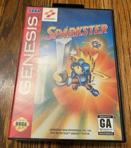 Sparkster (Sega Genesis) Difícil de Encontrar RARO Videojuego CIB Completo en Buen Estado Konami - Imagen 1 de 12