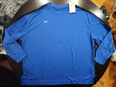 Camisa Dri-Fit Nike para Mujer Azul Real Manga Larga Balón de Canasta (DC2535-493) 3XL Foto 1 de 2