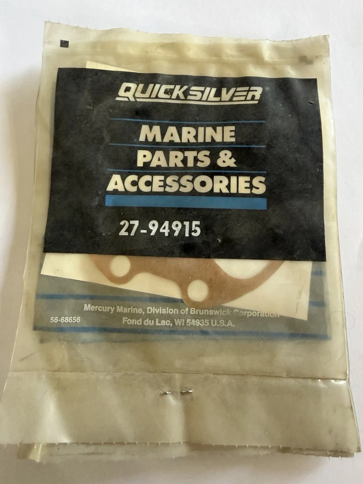 ⚙️ Mercury Marine 27-94915 Gasket – Cover to Outer Wear – Genuine OEM NOS sealed - Image 1 of 1