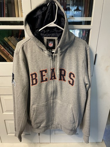 VETEMENTS Felpa con cappuccio NFL Apparel Chicago Bears grigia taglia L LN