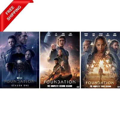 DVD Foundation TV Series Set Season 1-3 Sci-Fi Drama Region Free Shipping New - Image 1 of 4