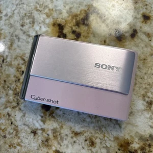 Sony Cyber-shot DSC-T70 8.1MP 3x Optical Zoom Digital Camera Pink. WORKING. - Picture 1 of 5