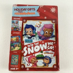 Nickelodeon Holiday Gift Pack Bubble Guppies DVD Umizoomi Coloring Book Poster - Picture 1 of 6
