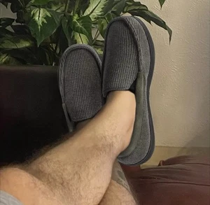 Men's Memory Foam Slippers Comfort Loafer Shoe UK 11 Fits also 10 & 11 / EU 45 - Picture 1 of 8