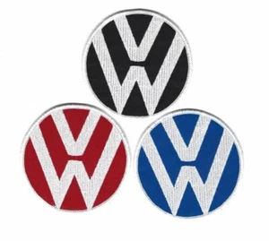 VOLKSWAGEN 3.5" INCH SEW/IRON PATCH EMBROIDERED BEETLE JETTA GOLF BUS GTI - Picture 1 of 1