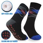 Heat Machine Men's Extra Thick 4.7 Tog Fur Lined Double Insulated Thermal Socks